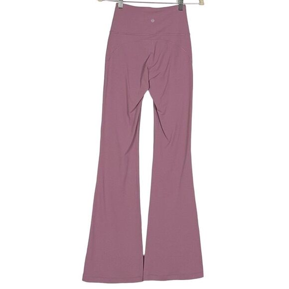 Lululemon Groove Super-High-Rise Flare Pant Nulu, size 4, Velvet Dust - Picture 4 of 13
